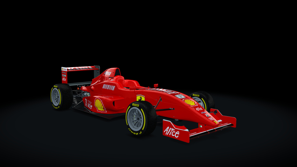 Tatuus FA01, skin Ferrari F2007 #6 Kimi Räikkönen