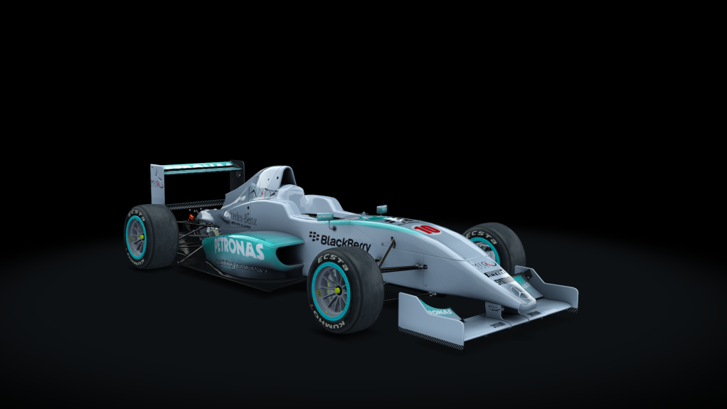 Tatuus FA01, skin Mercedes AMG Petronas