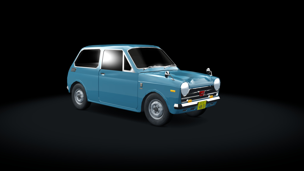 Traffic Honda Civic 1967 FIRST GEN, skin 00_pastel_blue