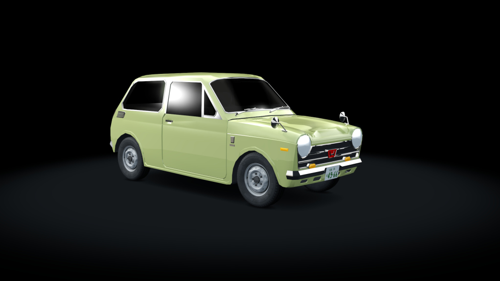 Traffic Honda Civic 1967 FIRST GEN, skin 00_pastel_green