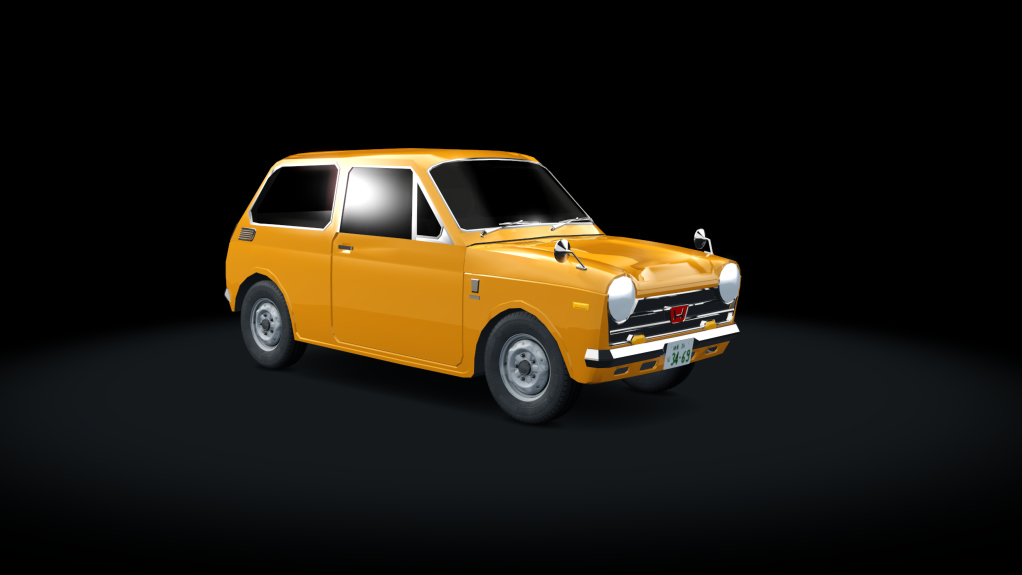 Traffic Honda Civic 1967 FIRST GEN, skin 00_pastel_orange