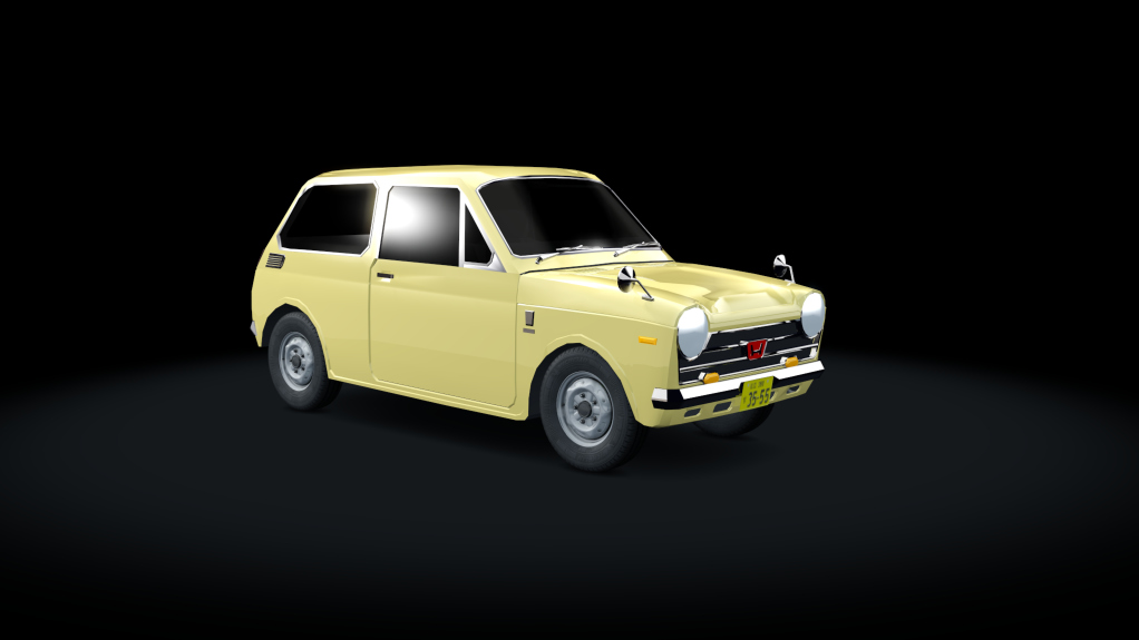 Traffic Honda Civic 1967 FIRST GEN, skin 00_pastel_yellow