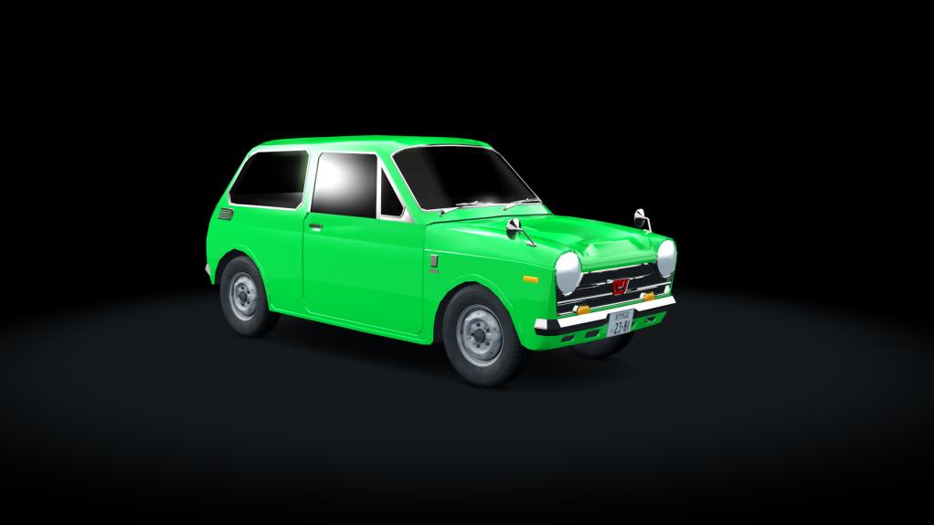 Traffic Honda Civic 1967 FIRST GEN, skin 01_dark_green_pearl_met