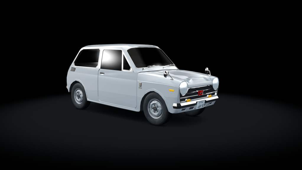 Traffic Honda Civic 1967 FIRST GEN, skin 03_silver_met