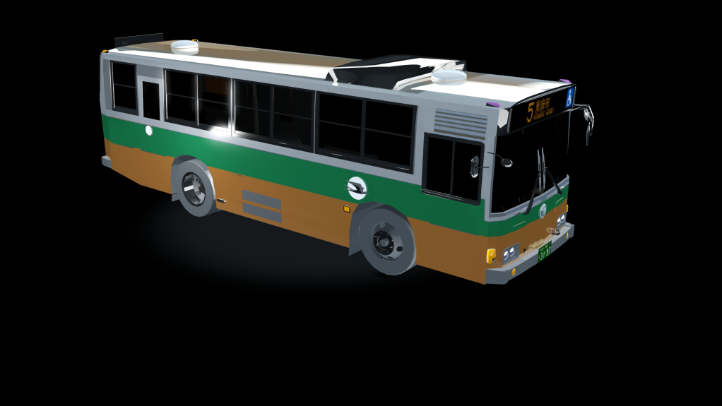 Traffic Hino Rainbow Bus Preview Image