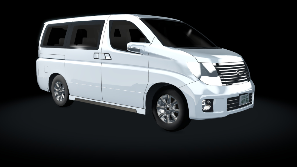 Traffic Nissan Elgrand E51, skin 02_super_white