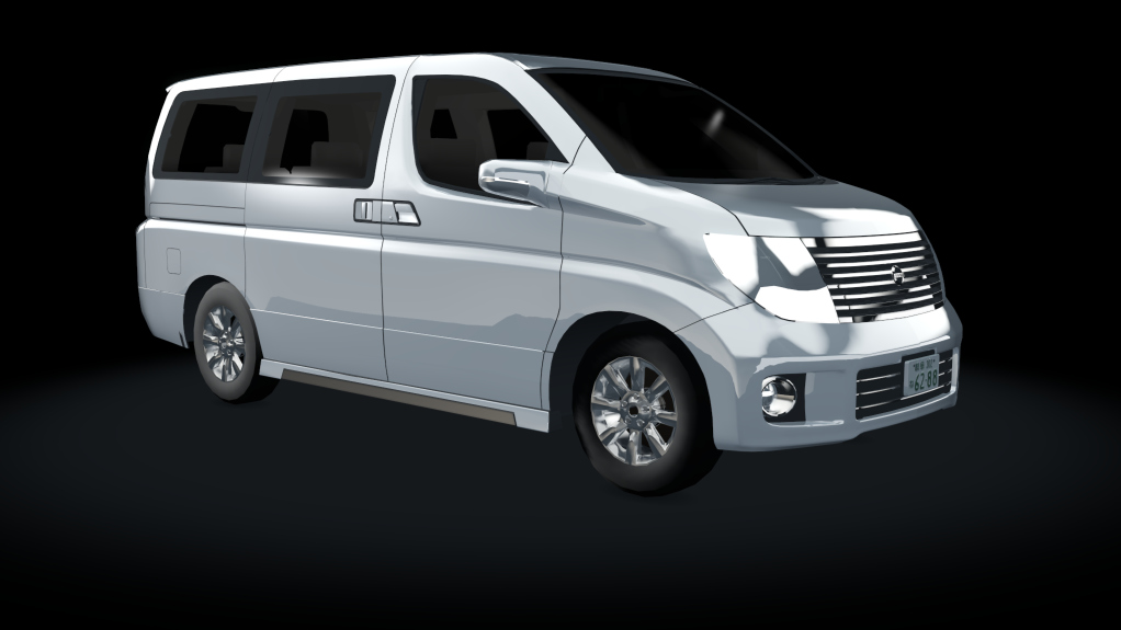 Traffic Nissan Elgrand E51, skin 03_silver_met