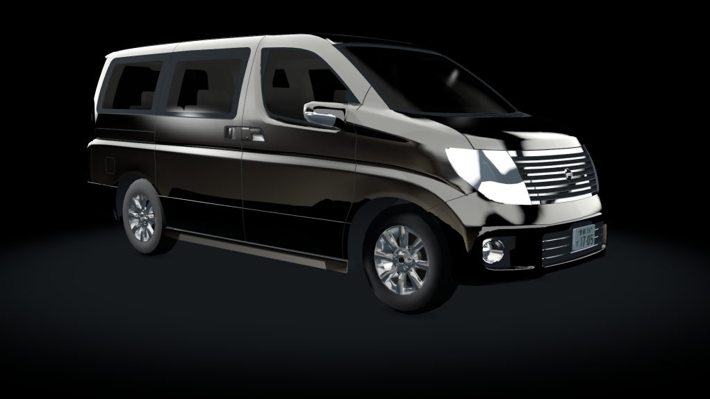 Traffic Nissan Elgrand E51, skin 04_black