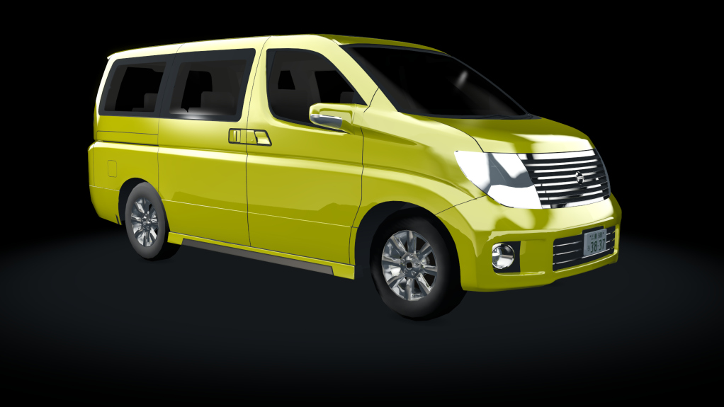 Traffic Nissan Elgrand E51, skin 05_yellow