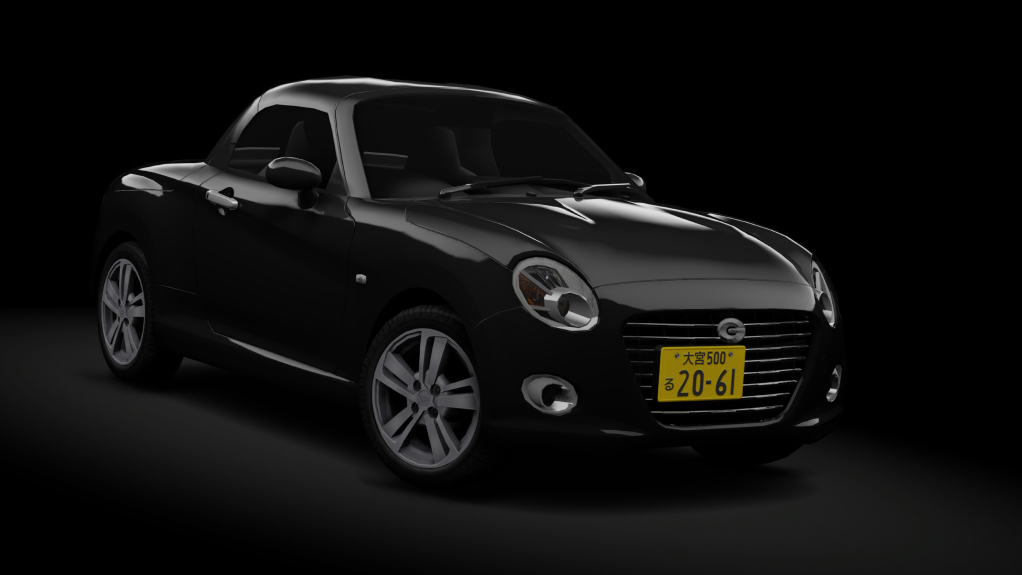 τraffic Japan | Daihatsu Copen Cero LA400K, skin Black Mica Metallic