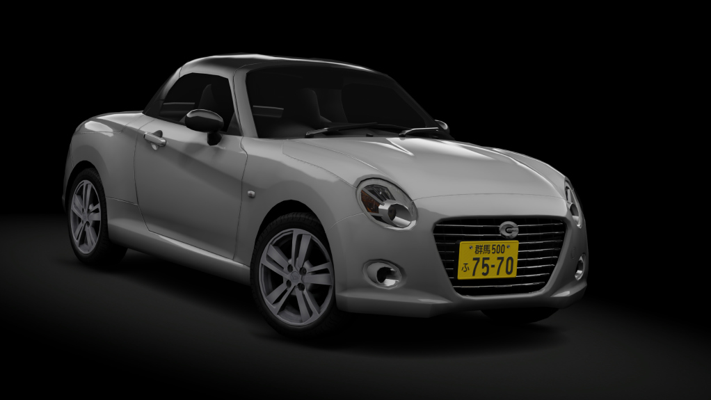 τraffic Japan | Daihatsu Copen Cero LA400K, skin Bright Silver Metallic