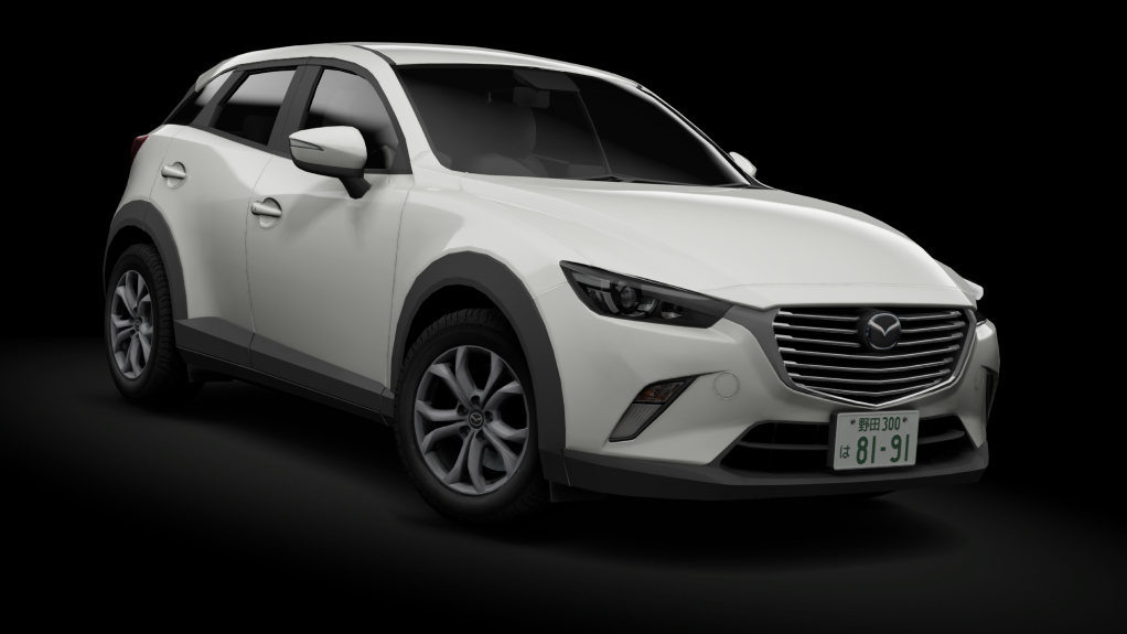 τraffic Japan | Mazda CX-3 DK5AW, skin Arctic_White_Solid