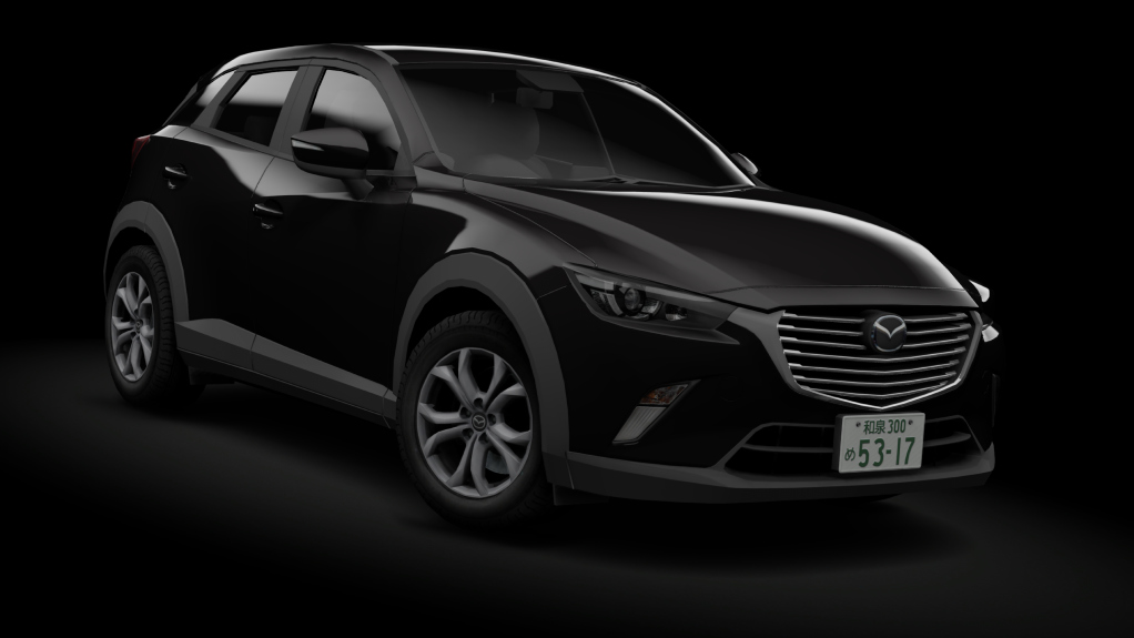 τraffic Japan | Mazda CX-3 DK5AW, skin jet_black_mica