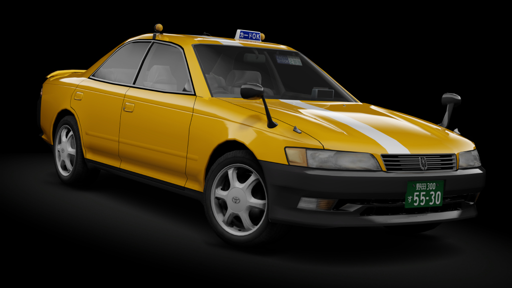 τraffic Japan | Toyota Mark II JZX90 Tourer V Taxi, skin chartered_1