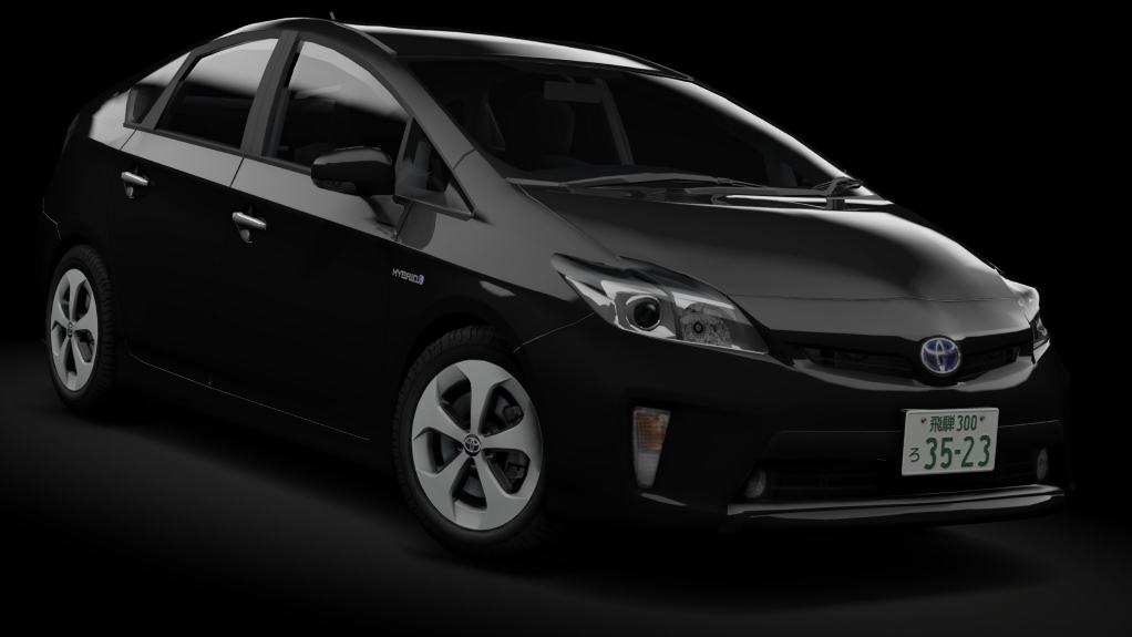 τraffic Japan | Toyota Prius ZVW30, skin Black