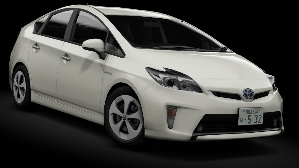 τraffic Japan | Toyota Prius ZVW30, skin Blizzard Pearl