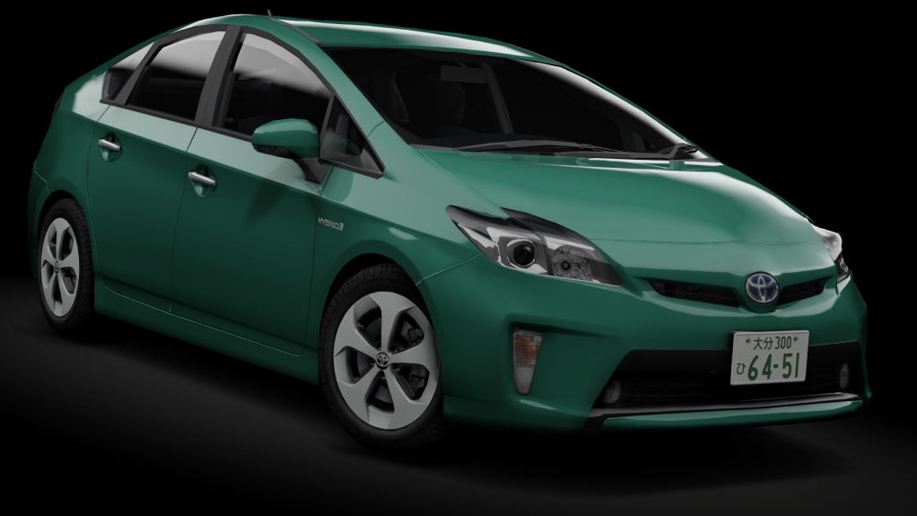 τraffic Japan | Toyota Prius ZVW30, skin Sea Glass Pearl