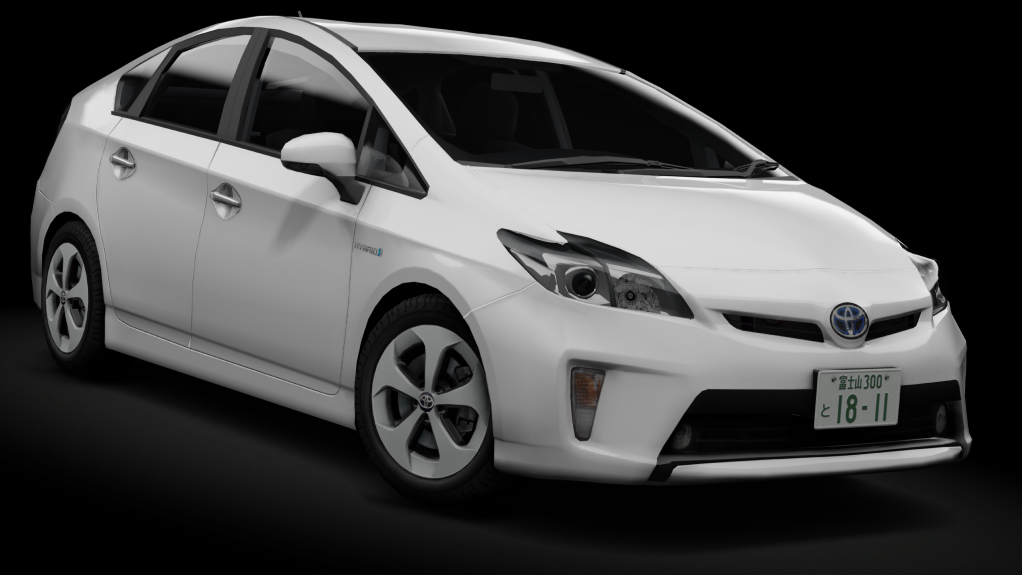 τraffic Japan | Toyota Prius ZVW30, skin Super White