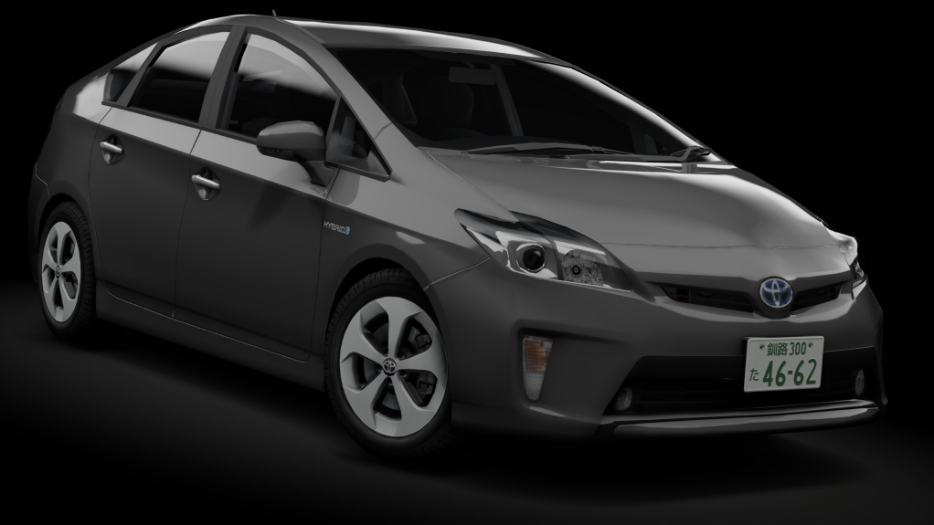 τraffic Japan | Toyota Prius ZVW30, skin Winter Gray Metallic