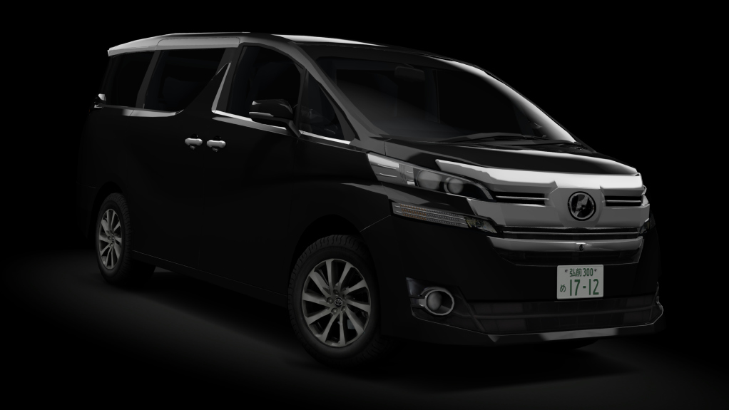 τraffic Japan | Toyota Vellfire 3.5VL GGH35W, skin Black