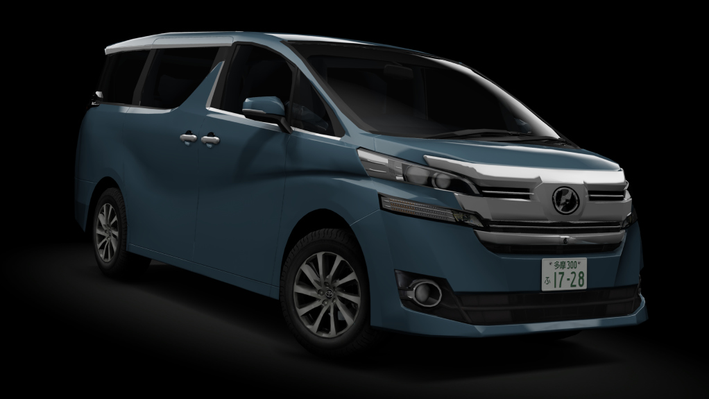 τraffic Japan | Toyota Vellfire 3.5VL GGH35W, skin Greyish_Blue_Mica_Metallic