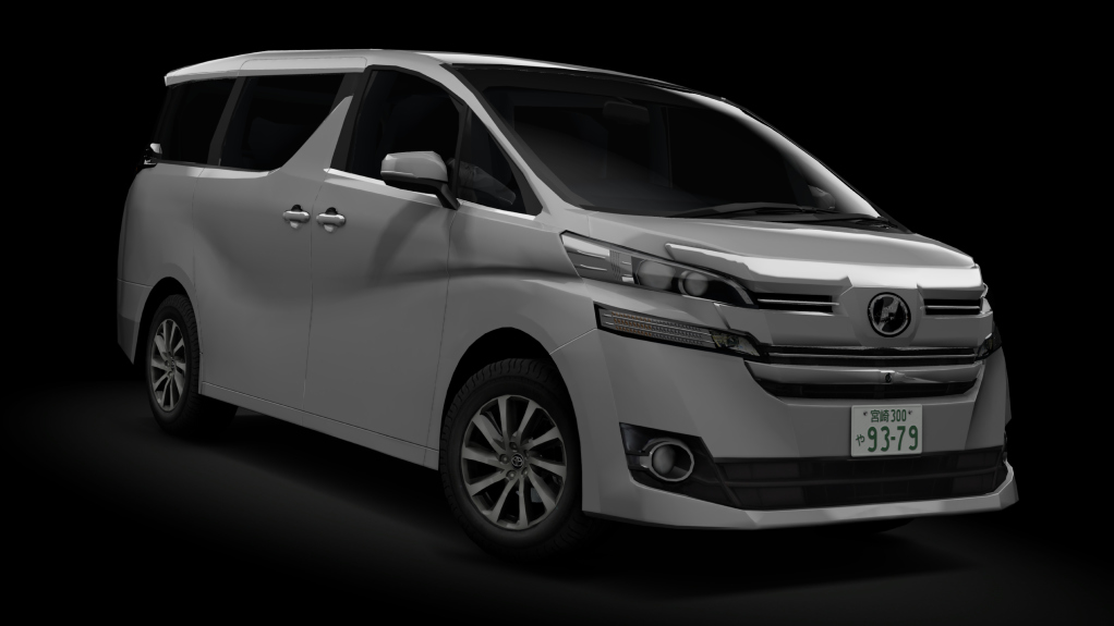 τraffic Japan | Toyota Vellfire 3.5VL GGH35W, skin Silver_Metallic