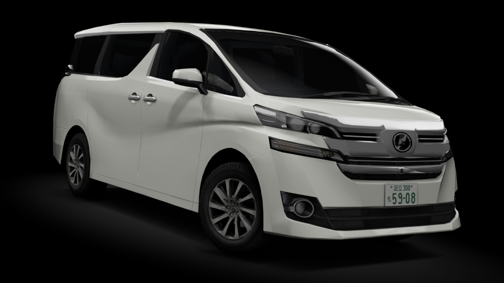 τraffic Japan | Toyota Vellfire 3.5VL GGH35W, skin White_Pearl_Crystal_Shine