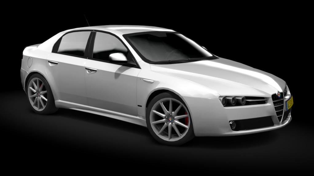 τraffic eu - Alfa Romeo 159, skin Bianco_Ghiaccio