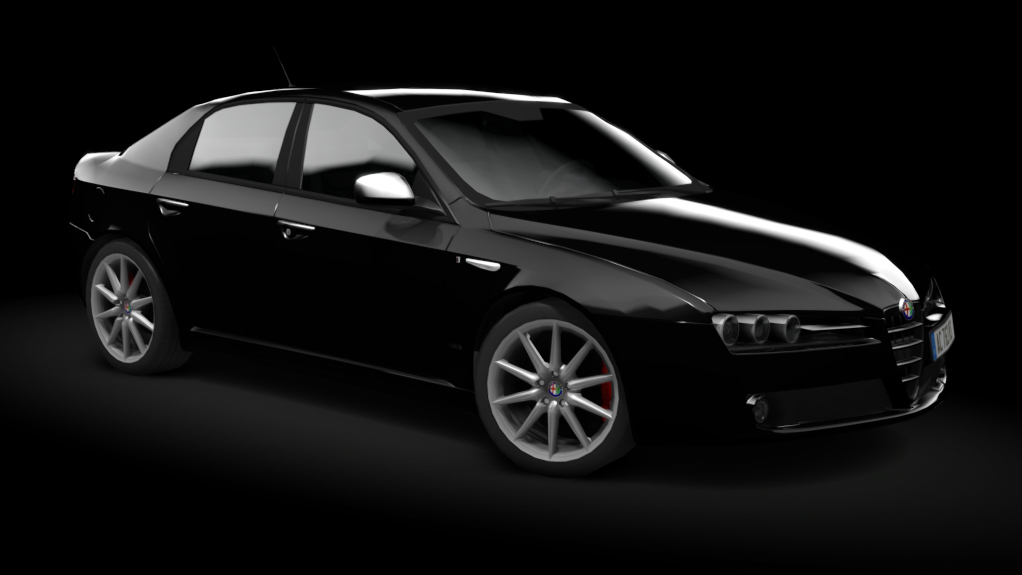 τraffic eu - Alfa Romeo 159, skin Nero