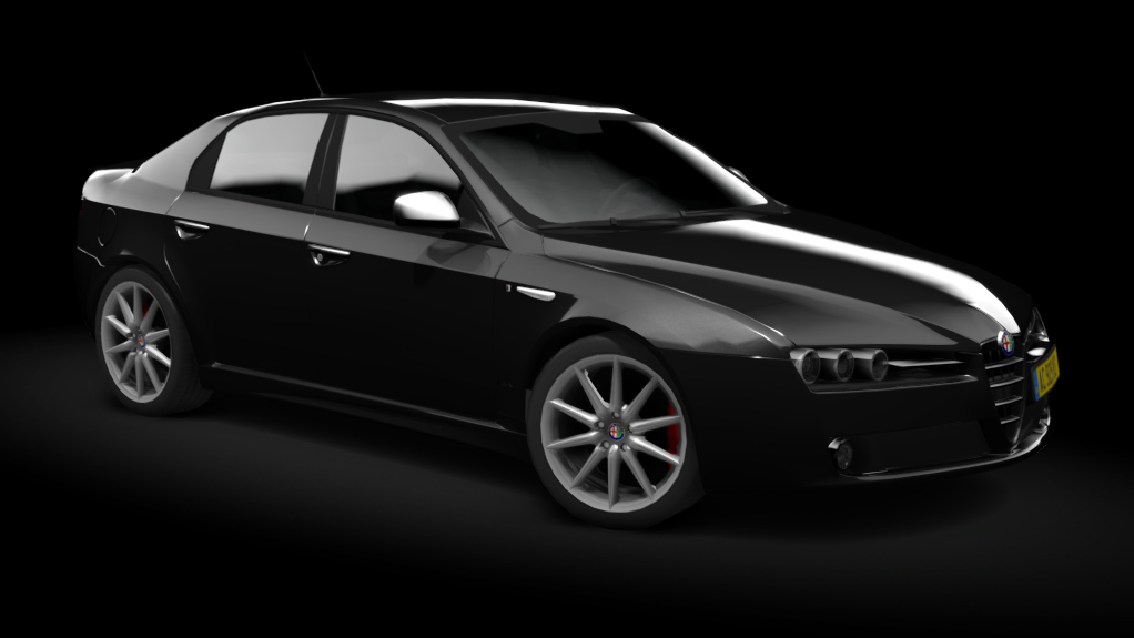 τraffic eu - Alfa Romeo 159, skin Nero_Etna