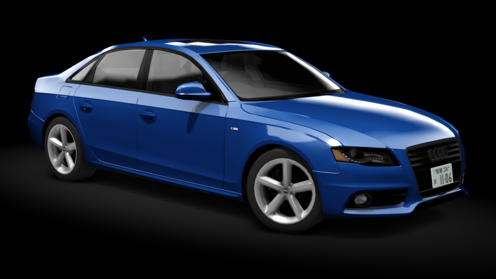 τraffic jp - Audi A4 2.0 TFSI S-line, skin 00_sepang_blue_pearl_effect_br