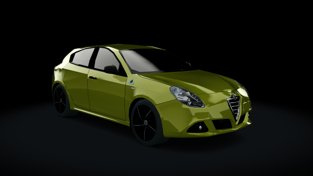 Traffic-balkanracing Alfa Romeo Giulietta, skin Yellow EU