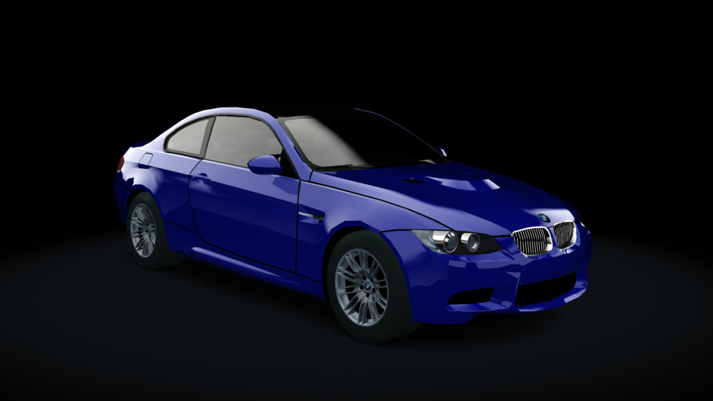 Traffic-balkanracing BMW M3 E92, skin Blue EU