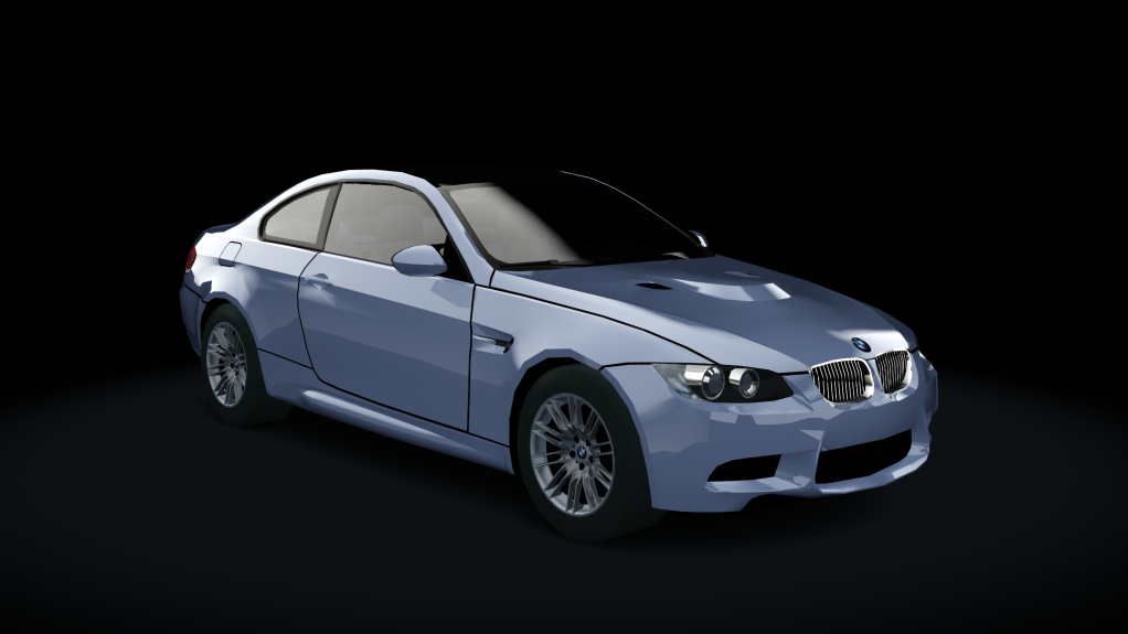 Traffic-balkanracing BMW M3 E92, skin Silver EU