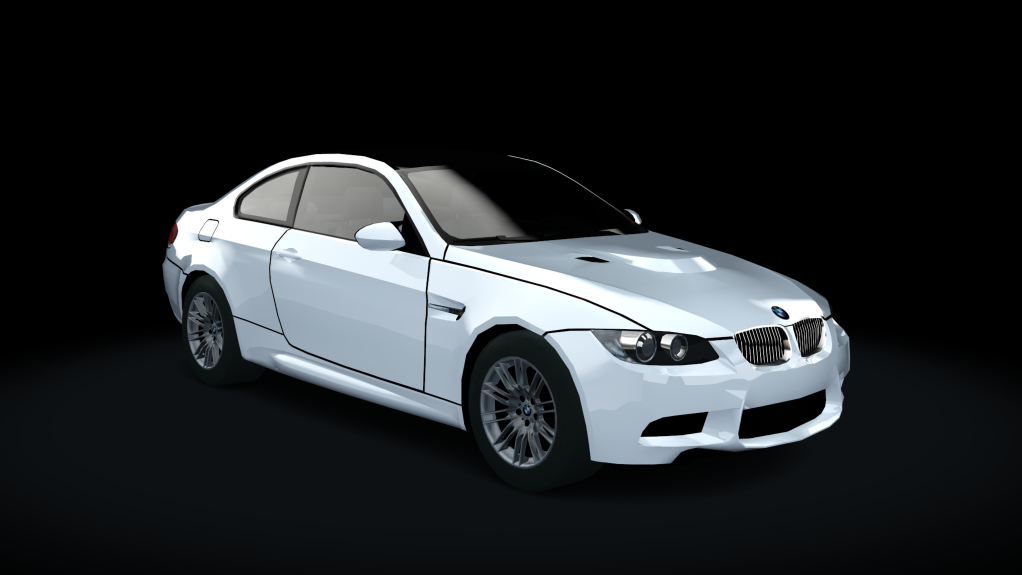 Traffic-balkanracing BMW M3 E92, skin White EU