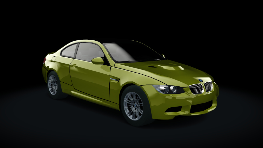 Traffic-balkanracing BMW M3 E92, skin Yellow EU