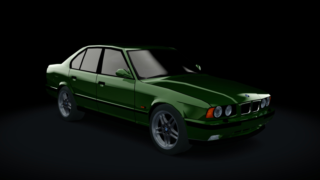 Traffic-balkanracing BMW M5 E34, skin Green EU