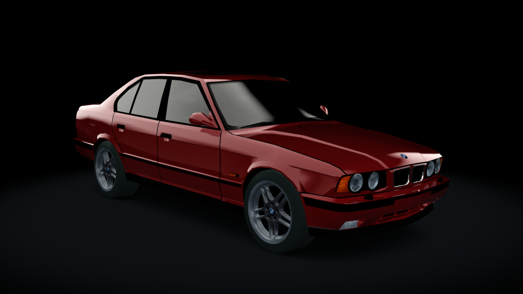 Traffic-balkanracing BMW M5 E34, skin Red EU