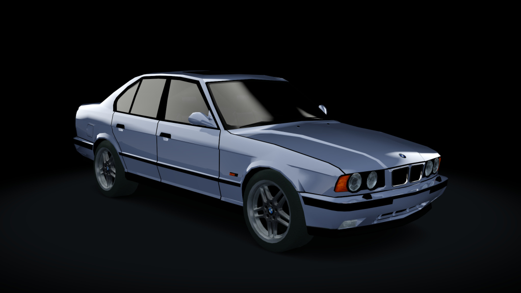 Traffic-balkanracing BMW M5 E34, skin Silver EU