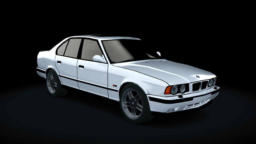 Traffic-balkanracing BMW M5 E34, skin White EU