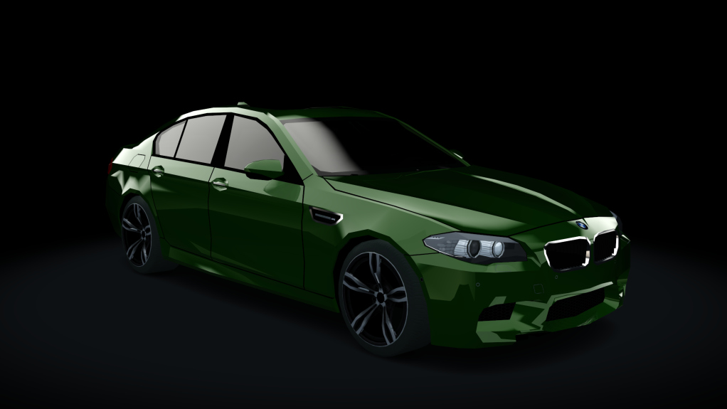 Traffic-balkanracing BMW M5 F10, skin Green EU