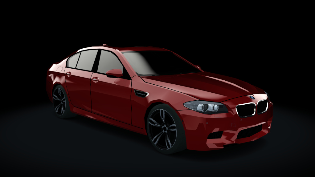 Traffic-balkanracing BMW M5 F10, skin Red EU