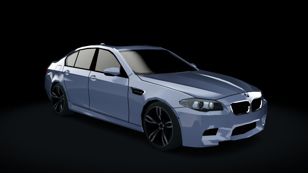 Traffic-balkanracing BMW M5 F10, skin Silver EU