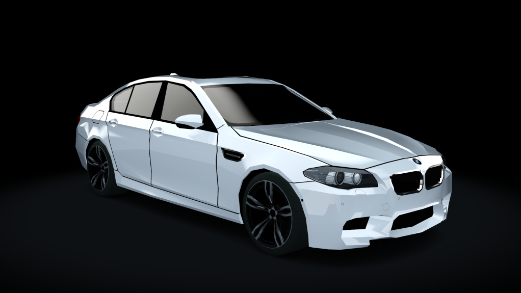 Traffic-balkanracing BMW M5 F10, skin White EU