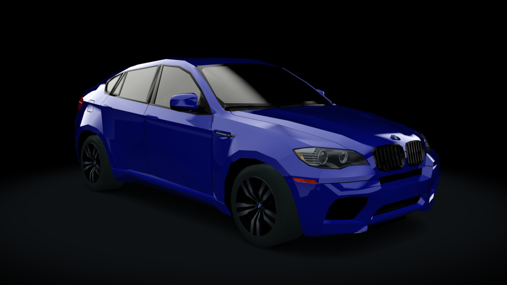 Traffic-balkanracing BMW X6M, skin Blue EU