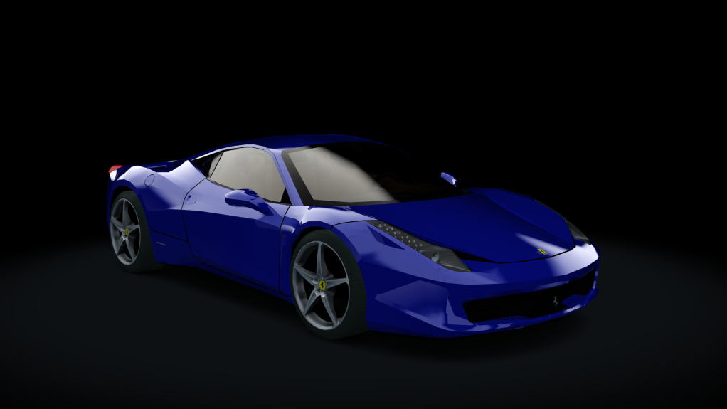 Traffic-balkanracing Ferrari 458, skin Blue EU