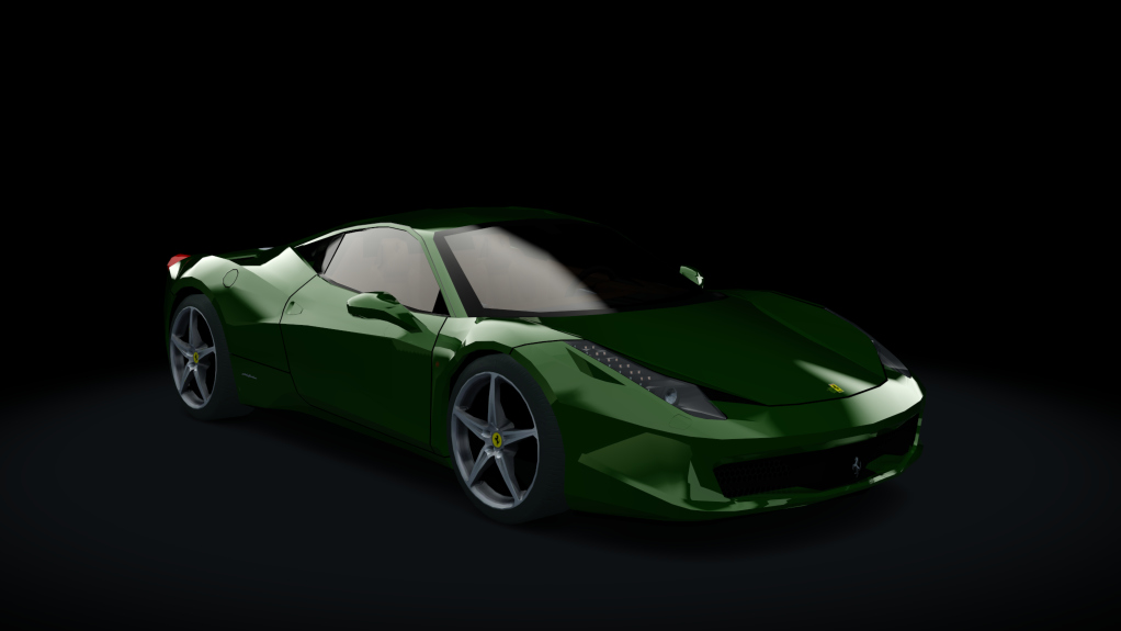 Traffic-balkanracing Ferrari 458, skin Green EU