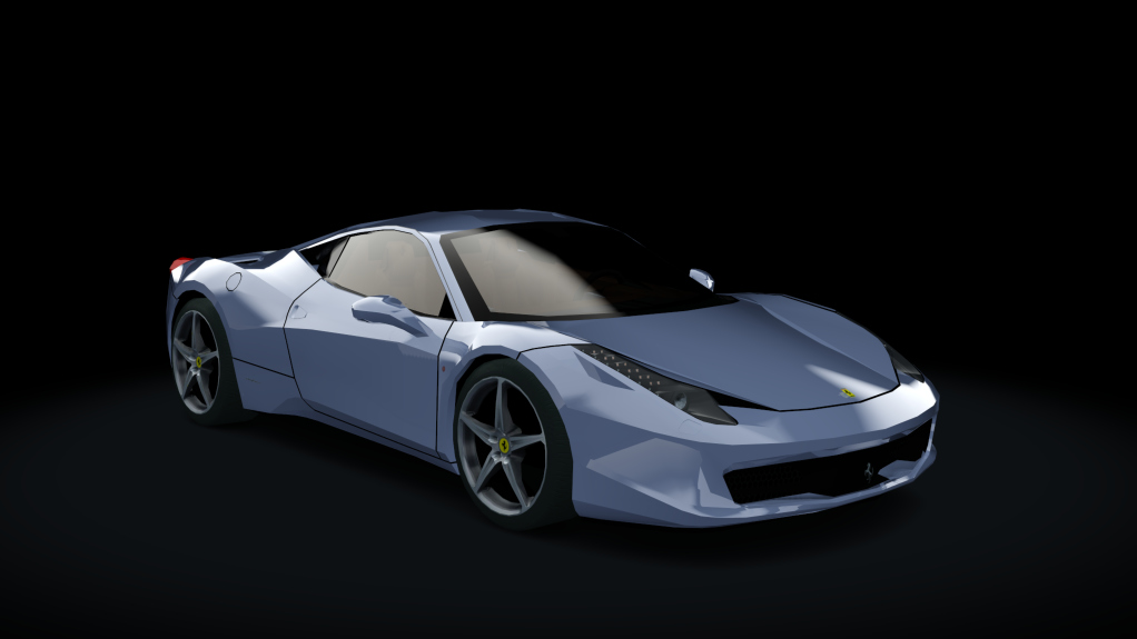 Traffic-balkanracing Ferrari 458, skin Silver EU