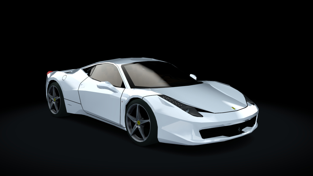 Traffic-balkanracing Ferrari 458, skin White EU