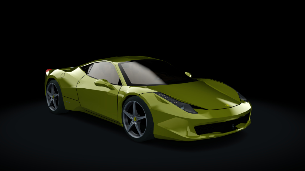 Traffic-balkanracing Ferrari 458, skin Yellow EU